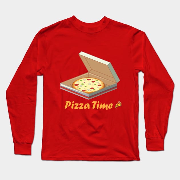 Box Full of Pizza Long Sleeve T-Shirt by StoreOfLove